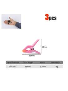 12pcs Plastic Spring Clamps, Small Heavy Duty Clips For Crafts, Backdrop Stand, Woodworking, Photography Studios Multi-Purpose Spring Clamps - Strong Grip Plastic Clips For Woodworking, Photography Backdrops & Crafts