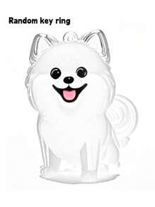 Chaveiro Porta-Cabelo de Cachorro Transparente e Fofo em Formato de Cachorro: Acessórios para Cachorro, Armazenamento de Pelos de Cachorro, Um Acessório Essencial para Amantes de Cachorros!