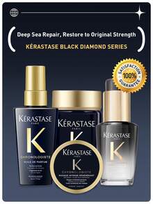 Kérastase Chronologiste 赋活洗发露 80ml，奢华黑钻系列，修护受损发质，恢复秀发活力，蕴含深海萃取精华和透明质酸，令秀发柔软亮泽，是送给女友/闺蜜的完美礼物，无硫酸盐配方，沙龙级品质，适合所有发质，日常使用或旅行携带皆宜，100% 满意保证 - 洗髮精80ml - 查看 9