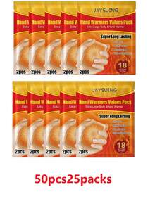 50/40/30/20/10PCs Hand Warmer Self-Heating Portable Fast Heating Waist And Abdomen Warmer Self-Heating Patch,Warm Abdomen Warming Patch,Suitable For Adults, Especially Women, Outdoor Mountaineering, Hiking, Skiing Enthusiasts, And People With Specific Health Needs(One Sachet Contains Two Tablets) - Orange - View 13