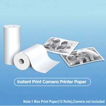 Cámara instantánea CAMKORY, cámara frontal y trasera dual para selfies con tarjeta de 32GB + 4 rollos de papel de impresión, cámara digital de 48MP 1080P para regalos de Navidad, cumpleaños y vacaciones, cámara digital portátil para imprimir para niños, niñas y principiantes