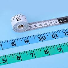 Bộ 5 thước dây may hiện đại, nhiều màu sắc, dụng cụ đo chính xác phù hợp cho việc cắt quần áo, đo thể dục, làm đồ thủ công DIY và nhiều hơn nữa (5 cái/3 cái/2 cái/1 cái) - Nhiều màu - Xem 9