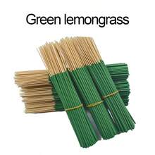 22cm/8.66inch Natural Handmade Lemongrass Incense Sticks, Enjoy The Tranquility Of The Wilderness, Suitable For Outdoor Activities, Indoor Yoga, Reading, Balcony, Bedroom, Long Burning Time, No Feathers, Great For Gifting