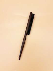 1 件专业沙龙野猪鬃毛细齿梳，接发造型工具发刷，DIY，返校，旅行度假必需品，女士发饰