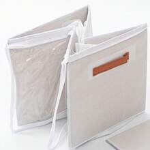 1 pièce Boîte de rangement pour chaussures sous le lit avec grille de 12/16/20 compartiments en tissu visible, organisateur de chaussures pour baskets et sandales, convient pour l'organisation de la maison - Noir - Voir 6