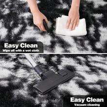 Fluffy Modern Area Rugs For Living Room Bedroom,Plush High Pile Purple Rug For Kids Girls Room Nursery Home Decor, Upgrade Non-Slip Girls Bedroom Soft Indoor Rug - Tie-dye black and white - View 7