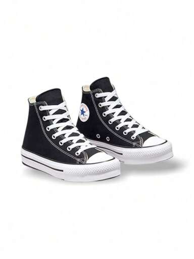 Converse CTAS Eva Lift Hi Youth Sneakers Breathable Cushioning Lightweight Versatile Wear Black 272855C