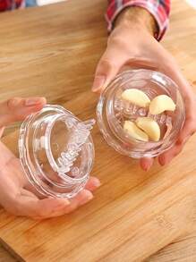 2pcs,Must-Have Kitchen Gadget: Garlic Press & Crusher Tool - Multi-Functional For Mincing, Grinding, Mashing Garlic, Easy To Clean, Time-Saving - Perfect For Home Kitchens, Restaurants, Cooking, Meal Prep - Ideal For Chefs, Home Cooks, Food Enthusiasts, Housewives - Great Gift For Christmas, Birthdays, Housewarmings,