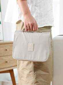 1 Foldable Large-Capacity Travel Organizer Bag, Unise-Friendly Clothing Packaging Bag, Luggage Bag, Women's Waterproof Travel Bag, Luggage Bag, Overnight Bag, Carrying Bag, Handbag, Fitness Bag, Work And School Supplies, School Supplies, Student Return To School Handbag, Handbag, Weekend Bag, Handbag, Vacation Handbag, Outdoor Business Holiday, Hospital Unise-Friendly Relocation And Moving Luggage Bag, Festival Gift Large-Capacity Storage Bag