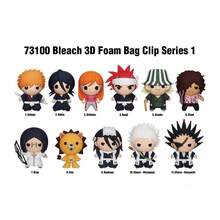 Viz Media 1 pieza Llavero con clip 3D de PVC de Bleach, autorizado oficialmente, caja ciega, decoración de escritorio, regalo de cumpleaños, Navidad, aleatorio entre Ichigo Kurosaki o Rukia Kuchiki