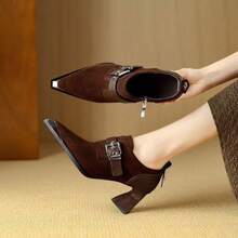 Women Pumps - 深棕色 - 查看 5