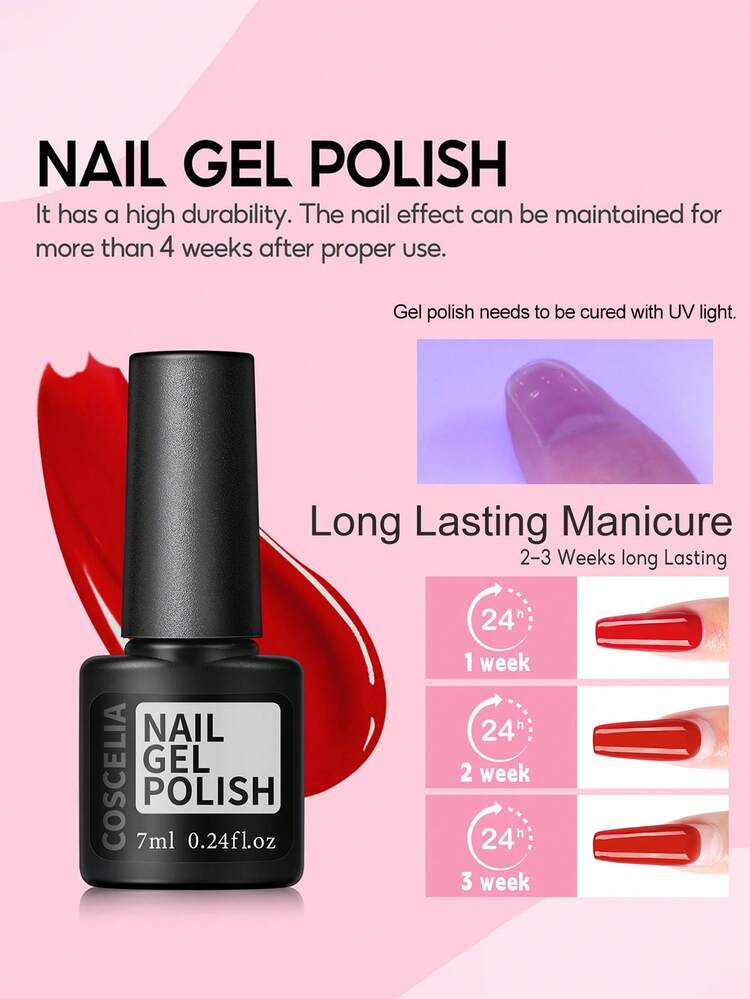 COSCELIA Acrylic Nail Kit For Beginners: With Everything Gel Polish Kit With UV Lamp Acrylic Nail Set With Glitter Acrylic Powder Complete Starter Kit Acrylic Nail Supplies - 彩色 - 查看 2