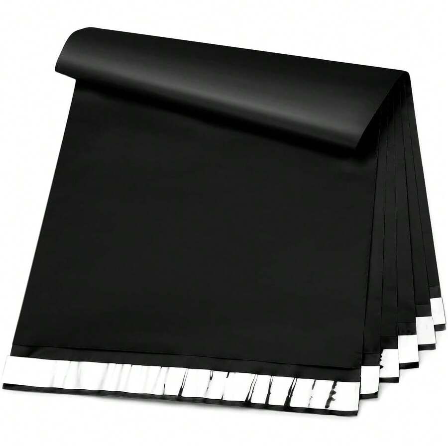 Metronic Poly Mailers 10x13 100 Pcs |   Small Shipping Bags For Clothing |   Mailing Bags For Small Business, Shipping Envelopes,Packing Bags In Black - Black - View 1