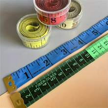 Bộ 5 thước dây may hiện đại, nhiều màu sắc, dụng cụ đo chính xác phù hợp cho việc cắt quần áo, đo thể dục, làm đồ thủ công DIY và nhiều hơn nữa (5 cái/3 cái/2 cái/1 cái) - Nhiều màu - Xem 10