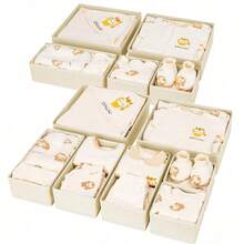 12pcs/6pcs/1pc Baby Room Storage Basket, Foldable Clothes Storage Box, Wardrobe Drawer Type Clothing Storage Box, Underwear Organizer Box For Baby Socks, Bibs, Underwear, Socks, Bras - Multicolor - View 2