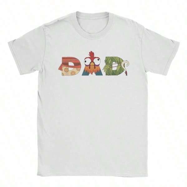 Man Woman-MoanaS Letters Maui Father's Day Merch Unisex T Shirt Cotton Tee Graphic Printing  T-Shirt Clothing