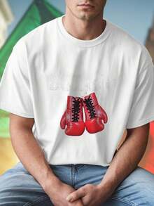 BOXING Maglietta Uomo Sportiva Allenamento Fitness Estiva Morbida Leggera Moda Casual Novità Offerta Imperdibile Qualità Regalo Fitness Uomo