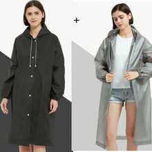 EVA 雨衣，加厚非一次性便携式成人男女通用旅行户外防水全长雨披 - 彩色 - 查看 4