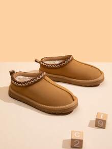 Girls Boys Slippers Kids Slippers House Fuzzy Indoor Outdoor Slipper Warm And Cosy For Little Kid Big Kid - 紫紅色 - 查看 6