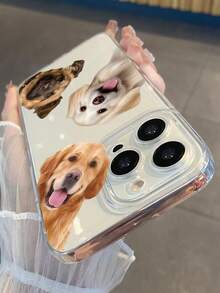 1pc Customizable Pet Photo DIY Phone Case, With Background Removal Function, TPU Transparent Phone Case, High-Definition UV Color Printing Phone Case, Provides Shock Protection For Your Phone, Compatible With Apple Series 17Air/16promax/16pro/15promax/14promax/13promax13pro/15pro, /A05/A04/A11/A24/A25/A26/A33/A12/A13/A14/A15/A52/A54/A55// Models S23ultra/S24ultra/A52s/13c/A15/HonorX6a/X7b/X8b/X6/SAM/Redmi, Funny Customization, Daily Use Or Memorial Gift,2025 Halloween Accessories,Cell Phones & Accessories