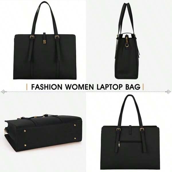 Fashionable Women's Waterproof & Durable Tote Bag, 16-Inch Laptop Compartment