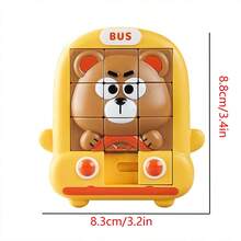 1pc Animal Jigsaw Puzzle Maze 3D Stereoscopic Cute Pet Puzzle Toy, Brain Teaser Educational Toy, Perfect Gift For Birthday, Christmas, Halloween