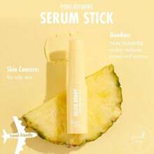 ColourPop Brightening Vitamin C Serum Stick - Radiance-Boosting Face Serum Stick For Glowy Summer Makeup Prep - Enriched With Turmeric To Help Approve The Appearance Of Redness - Ego Boost (025 Oz)