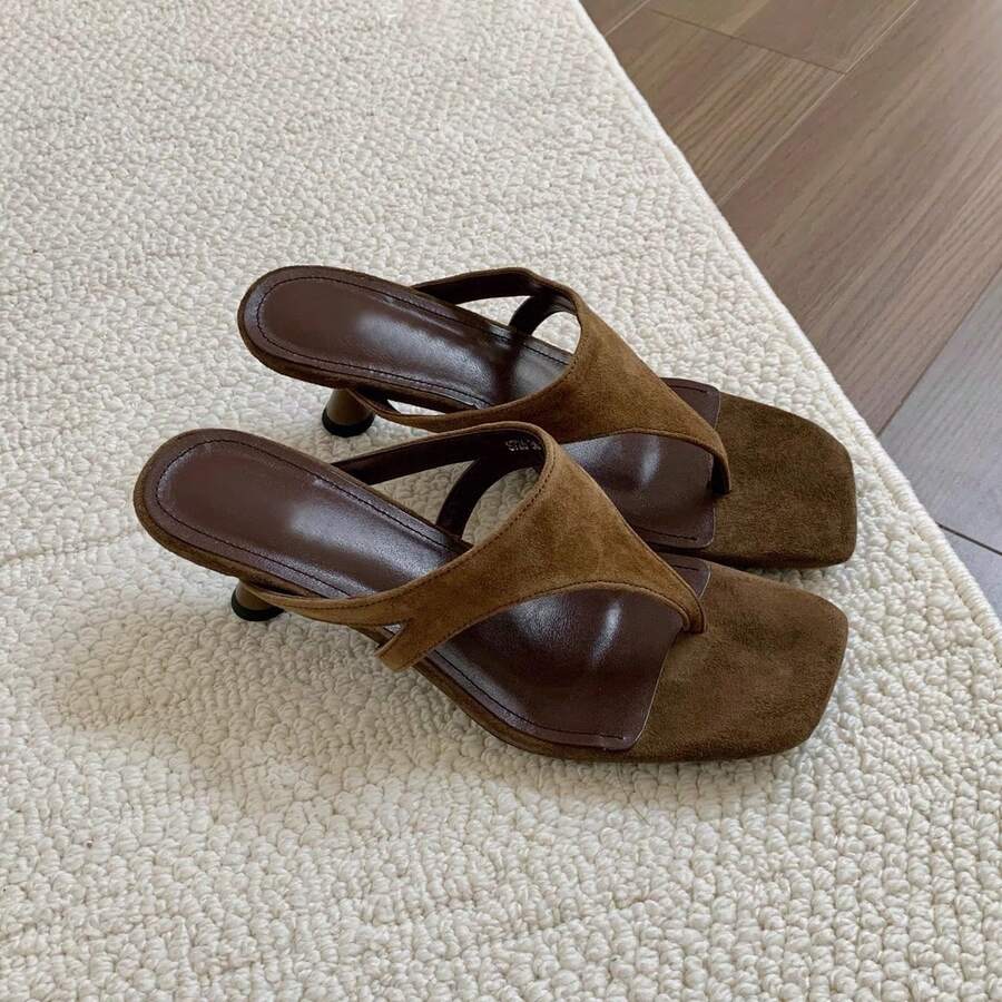 Women Flip-Flops - Marrón - Ver 1