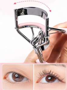 9 件套 Y2K 粉色睫毛夹套装 - 完美贴合眼部轮廓，打造自然持久的卷翘效果，不损伤睫毛，强韧睫毛，放大双眼，非常适合角色扮演、约会、返校季和送礼 - 彩色 - 查看 3
