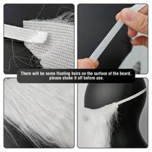 WILDREEDS Fake Mustaches, Novelty Fake Beard, False Facial Hair For Cosplay Costume And Festival Party-Suitable For Children Over 3 Years Old