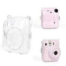 [Mini12 Transparent Shell] MINISE Crystal Shell Mini40 Instant Camera Mini41 Hard Case Mini8 Protective Case SQ1 Shell Mini7+ Protective Cover