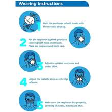 20 Pz + Estuche color blanco- KN95 BYD CARE Respirador, ,máscara Plegable Transpirable y cómoda con Lazo para Las Orejas para un Ajuste Apretado,mascailla color Blanco,PARA ADULTOS Y ADOLECENTES - Blanco - Ver 9