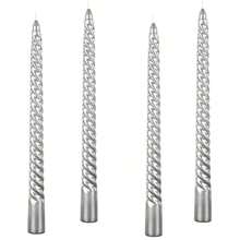 4pcs/8pcs Vintage Spiral Multi-Color Candles, 10-Inch Candles - 4pcs Taper Candle Set, Create Romantic Dining Atmosphere, Essential Home Decor Gift, Birthday Graduation Gift, Long Candles, Tall Candle Holders, Suitable For Home Dinner, Party, Wedding, Church, Unisex Gift - Multicolor - View 17