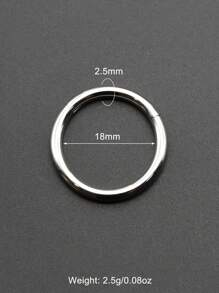 1 Piece Large Guage Septum Piercing Nose Rings 12G/2mm To 00G/10mm 316L Stainless Steel Hinged Clicker Septum Rings Seamless Nose Ring Hoop Ear Piercing Earlobe Piercing Circle Earring Helix Earweight For Women Men Female Piercing Body Jewelry