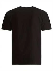 Camiseta de Hombre Zildjian Cymbals Algodón Cómoda Ropa Casual Diseño de Moda Alta calidad mangas cortas - Negro - Ver 3