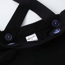 Noomelfish Girls Suspender Skater Skirt Stretchy Cotton Flared Overall Dress (4-12 Years) - Khaki - View 11