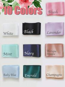 Panglică de satin personalizată de Halloween în 10 culori – Imprimeu personalizat cu nume pentru ambalare elegantă de cadouri, decorare de torturi, nunți și evenimente speciale