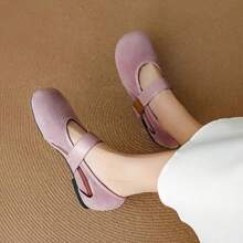 Women Flats - Purple - View 1