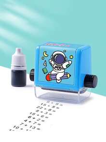 Con dấu dạy học kỹ thuật số Heyu-Lotus Roller 1-20/100, Con dấu tính toán có thể tái sử dụng cho phép cộng trừ, Toán tiểu học (Màu sắc họa tiết ngẫu nhiên) - Nhiều màu - Xem 11