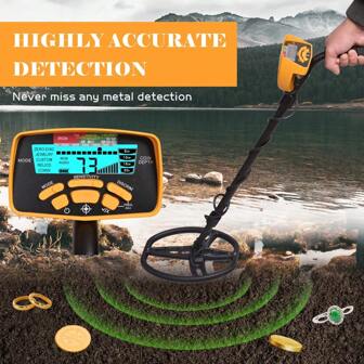 Outdoor Handheld Smart Metal Detector, High Precision Underground Metal Detector For Gold Treasure Hunting, Waterproof Beach Portable