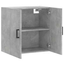 Mobiletto dA, Parete Larryhot in cemento grigio 60x31x60 cm in legno ingegnerizzato, bello e pratico, ideale per riporre oggetti e decorare la casa - Grigio - Visualizzare 6