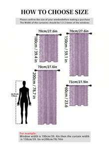 1 件阳台鞋柜罩装饰窗帘，厨房装饰蕾丝帷幔 - 淺紫 - 查看 2