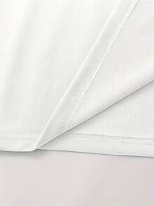 Camiseta de Estilo Callejero Moderno para Hombre Free Angel - Impresión Audaz 'Libertad' y 'Sin Ti No Puedo Brillar', Cuello Redondo Cómodo, Top de Manga Corta de Ajuste Regular, Ropa Casual de Primavera Verano, Diseño de Ángel, Impresión Duradera, Ajuste Holgado - Blanco - Ver 5