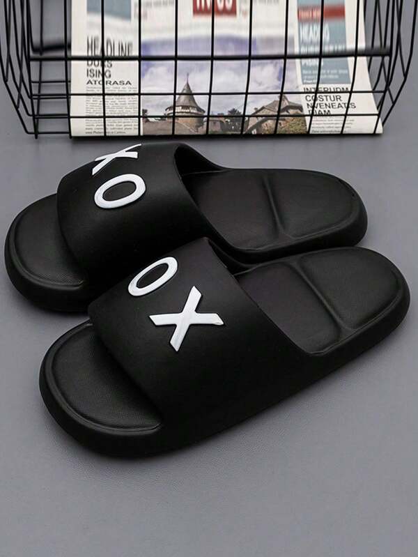 Dames slippers met dikke zool, geschikt voor buiten in de zomer, binnen en thuis, pantoffels voor koppels