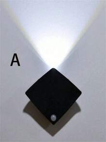 1pc Modern LED Bat Wall Light - Plastic Night Light, Suitable For Bedroom, Staircase, Living Room, Wardrobe - Multicolor - View 11