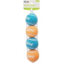 Outward Hound Tennis Ballz Fetch Dog Toy, 4-Pack - trái cam - Xem 2