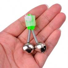 10 pièces/lot Clips en plastique de couleur unie Sonnette d'outil de pêche Cloche de canne à pêche pour pêche en mer Fournitures de pêche Accessoires d'équipement de pêche