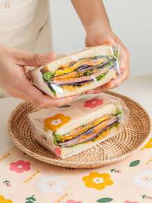 50/100pcs Greaseproof Paper Liners, Sandwich, Fries, Burger And Fries Food Packaging Paper, Sandwich Wrapping Paper, Grease-Proof