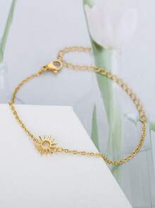 1PC Stainless Steel Random Beaded Round Snake Chain Bracelets For Women Gold Color Geometric Bracelet Luxury Wedding Party Jewelry Gift