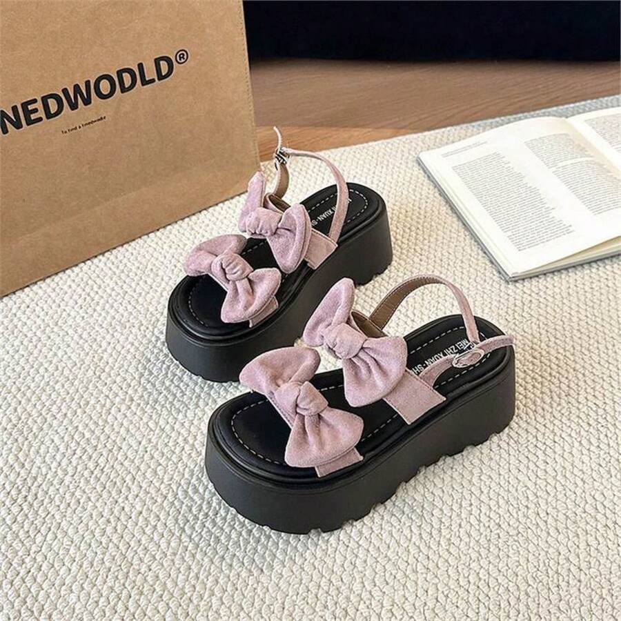 Women Gladiator Sandals - 粉色 - 查看 1